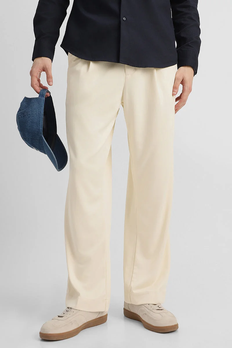 SNITCH Loose Fit Stretch Trousers